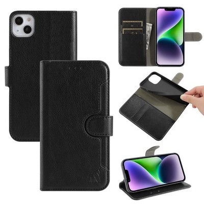Premium Leder Wallet Magnet Flip Case für iPhone 17 Pro Max/16 Pro /15/14/13
