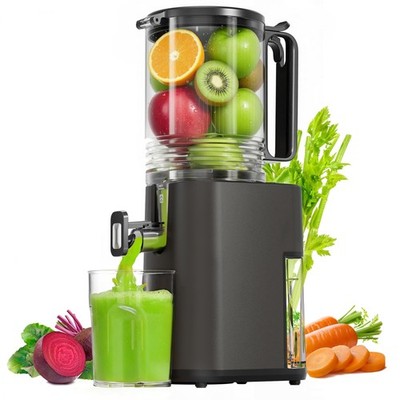 Cold Press Juicer, 5.5inch Wide Feed Chute Juicer Machine, Slow Masticating J...
