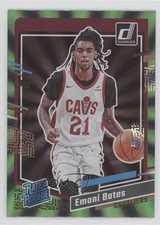 2023-24 Panini Donruss Rated Rookie Holo Green Laser Emoni Bates #205 1ci5