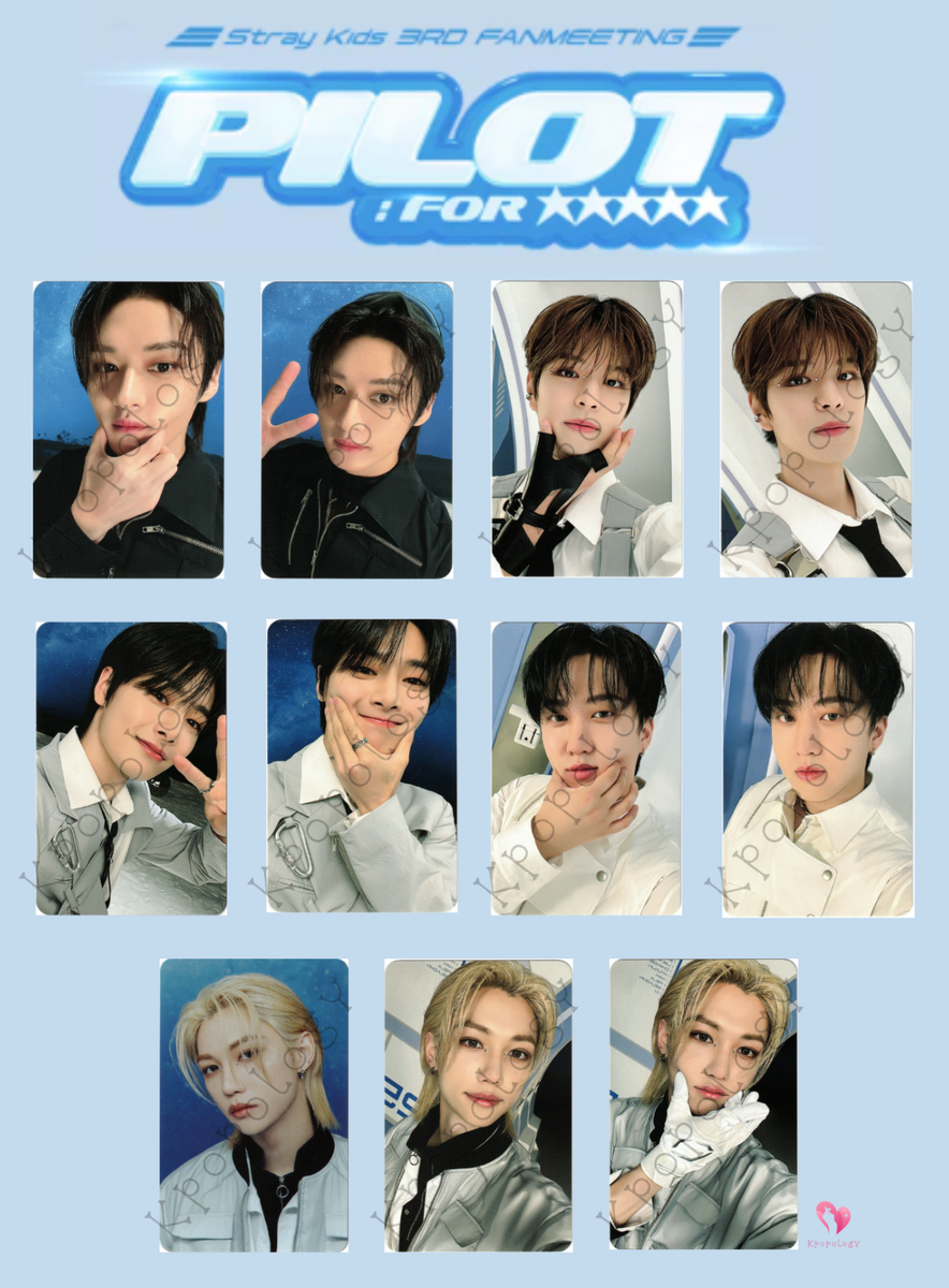 Stray Kids 3rd Fanmeeting 'Pilot' for 5-Star Photocards SKZ | eBay