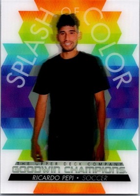 2022 RICARDO PEPI GOODWIN CHAMPIONS LS-RP SPLASH OF COLOR LENTICULAR 3D CARD
