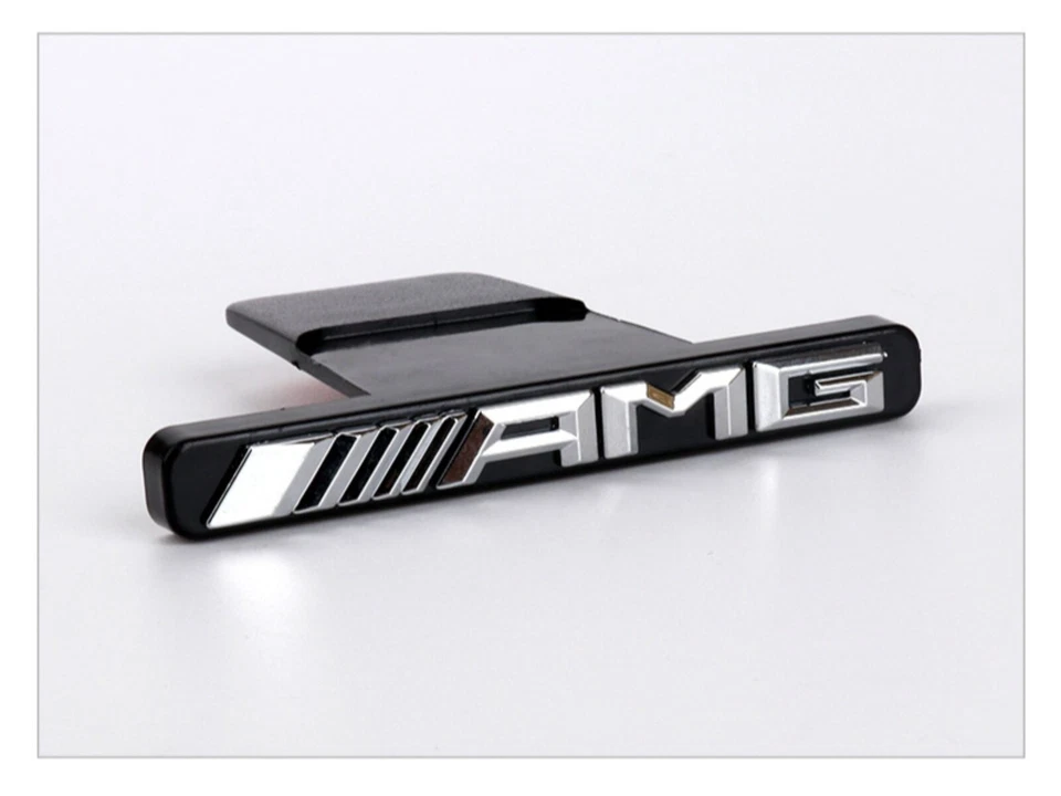 AMG Emblem Abzeichen Aufkleber Grill Logo für Mercedes Panamericana Kühlergrill - Bild 3 von 4