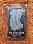 1 Oz 999 Silver Bar-By-SD-Bullion  Constitution We The People Bar Sealed