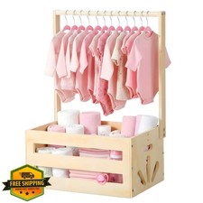 Yuanan Wooden Baby Shower Gift Basket Natural Wood Newborn