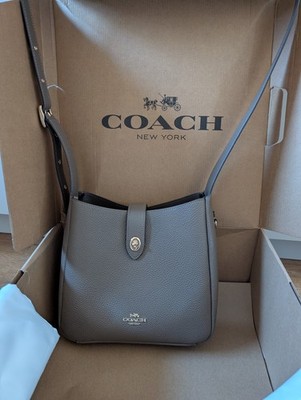 Coach Hadley DARK Stone Tasche Neuwertig Leder