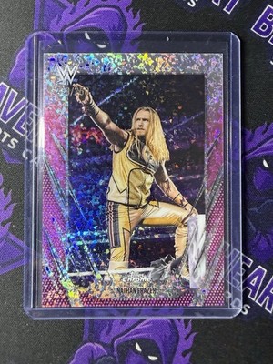 2026 Topps Chrome WWE Nathan Frazer Pink Mini Diamonds #218/250