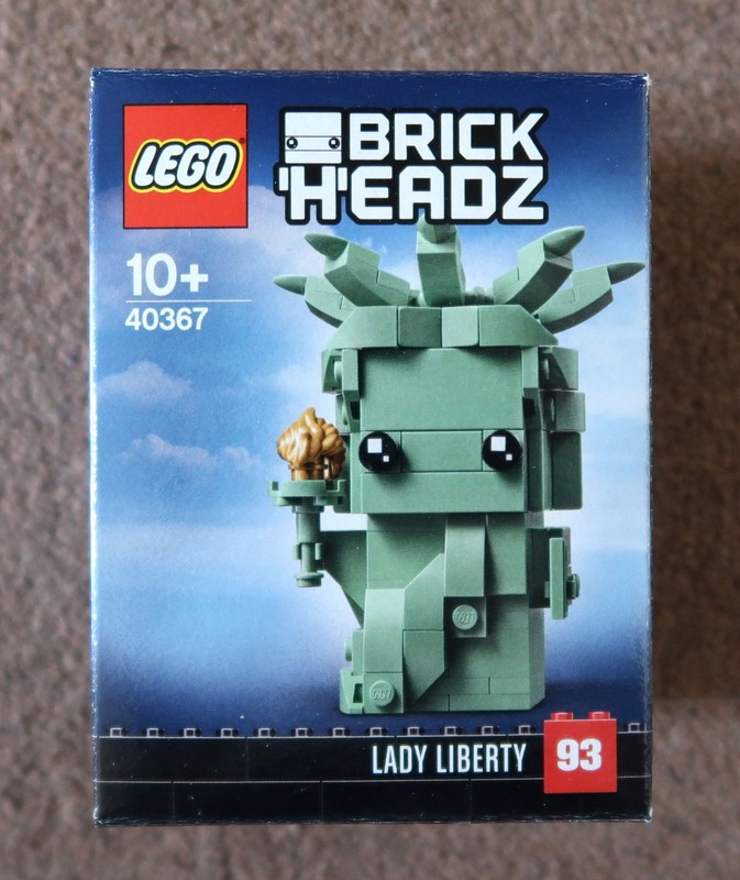 LEGO BrickHeadz Lady Liberty (40367), Brand New, Sealed