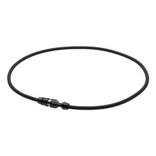phiten Necklace RAKUWA Neck Leash Type II Black 50cm Men's Male