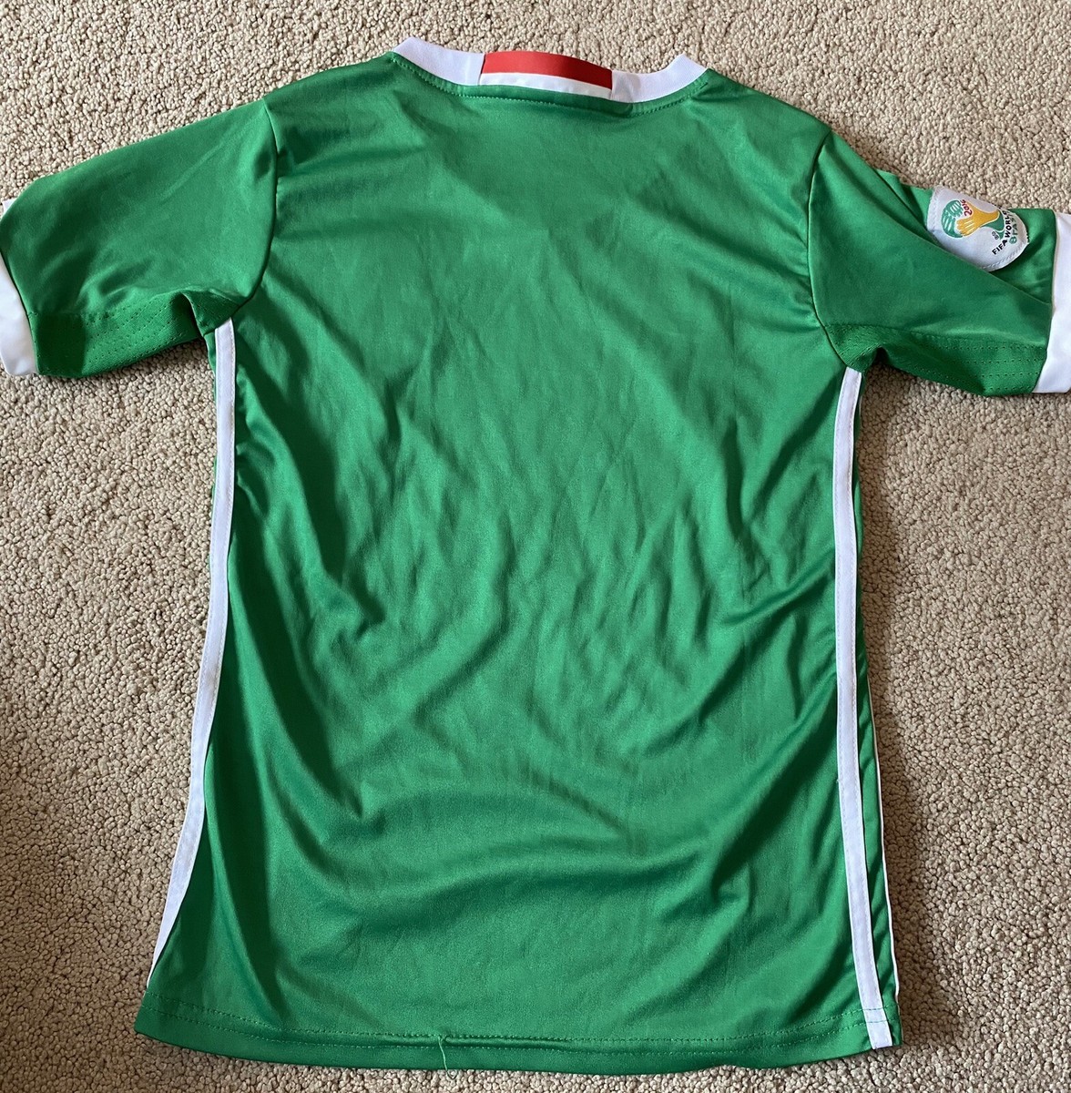 ADIDAS 2016 WORLD CUP FMF MEXICO HOME GREEN CLIMACOOL JERSEY SIZE