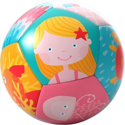 Soft Baby Ball Tummy Time & Sensory Play - 4.5'' Infant Play Ball Ideal for Crawl