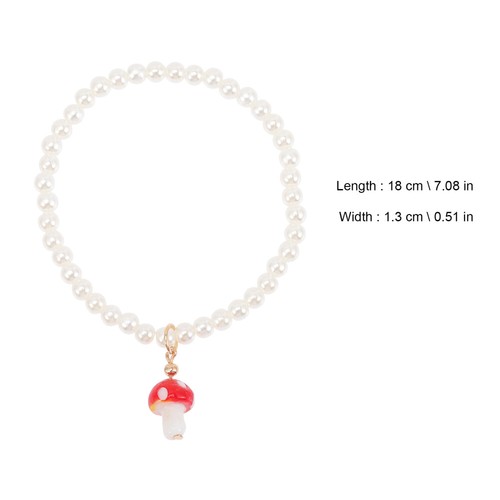 5 PCS Pearl Bracelet Wedding Beaded Bracelets for Women Bride Miss - Picture 11 of 12