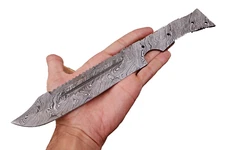 Damascus Steel Fixed Blade Bowie Knife Blank Blade Full tang - Tracker