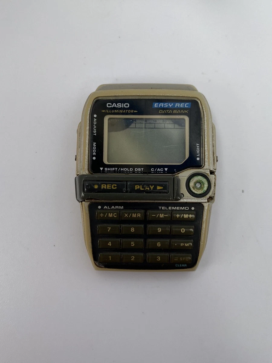 Casio DBC-V500 Easy Rec Data Bank Wrist Watch Telememo Calculator FOR PARTS