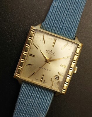 Vintage mechanische Uhr BWC 60er Jahre Automatik