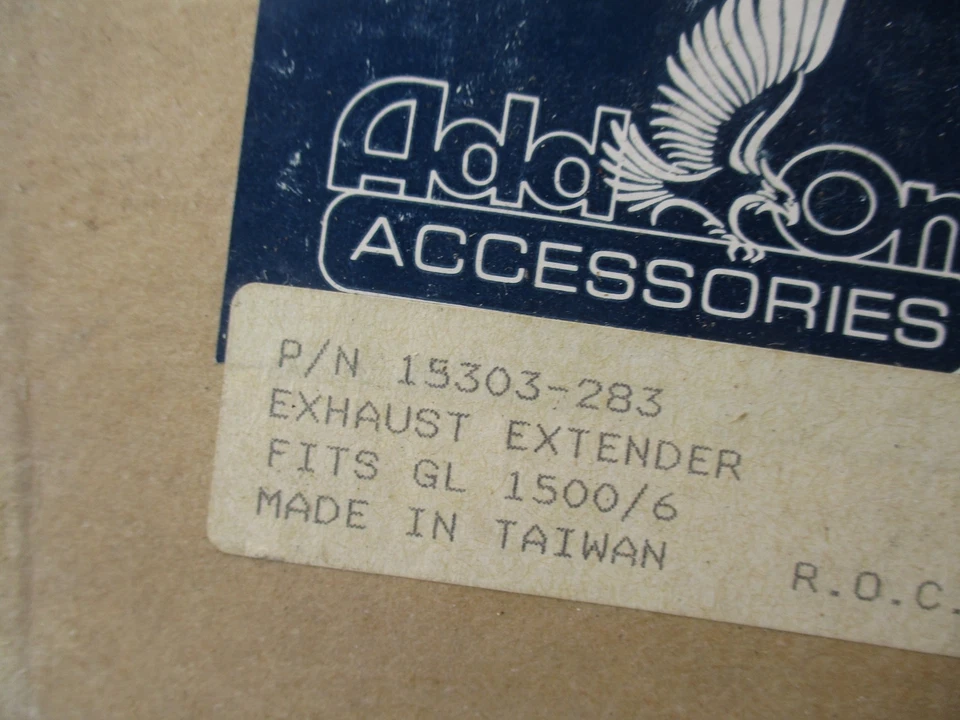 Extensores de escape cromados Add On Inc Honda Goldwing GL1500/1600 15303-283 Foto 2 de 4