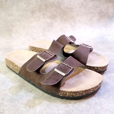 Seven Womens Size 11 Brown Open Toe Double Strap Sandals