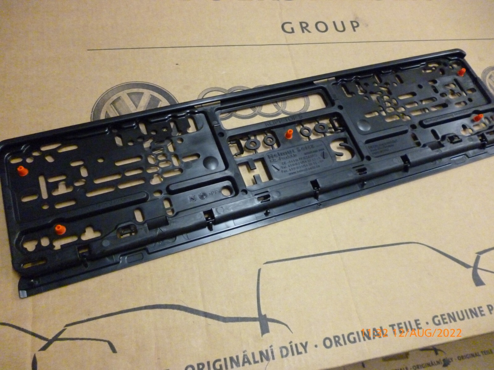 NEW GENUINE AUDI SPORT NUMBER PLATE HOLDER 520x110mm 3291900100 eBay