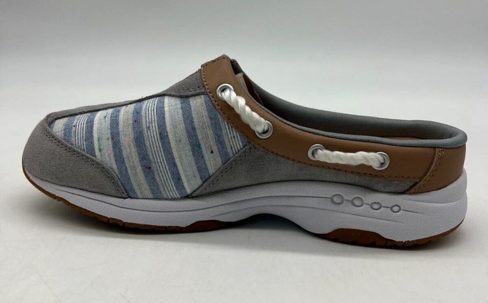 Zapatos sin cordones Easy Spirit Travel Nudo azul claro a rayas talla 6,5 M Foto 3 de 4