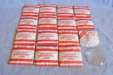 15 first quality vintage eyeglass lens blanks uncut nos 55mm