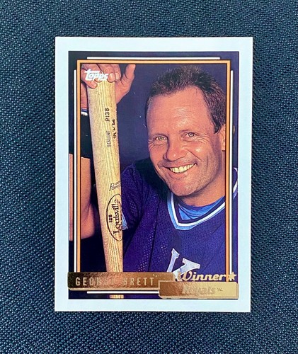 1992 Topps Gold #620 George Brett Kansas City Royals-HOF-1985 World Series Champion
