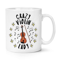 VerrüCkte Violine Damen Stars 284Ml Becher Tasse Mutter Tag Freundin Geiger Spaß