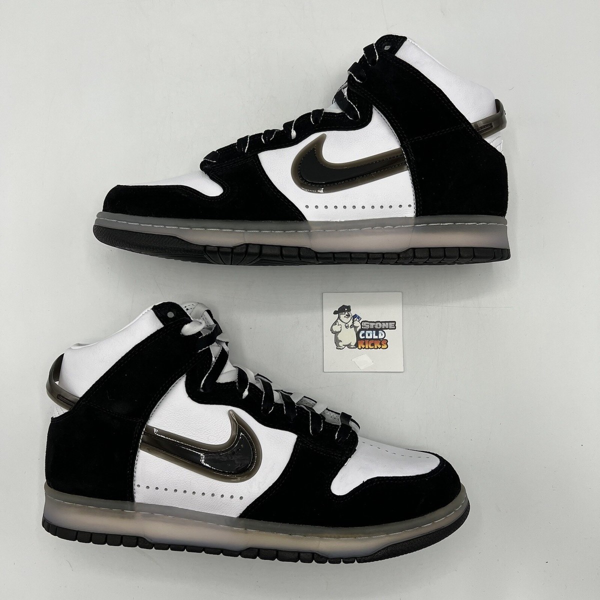 Size 10 - Slam Jam x Nike Dunk High Black for sale online | eBay