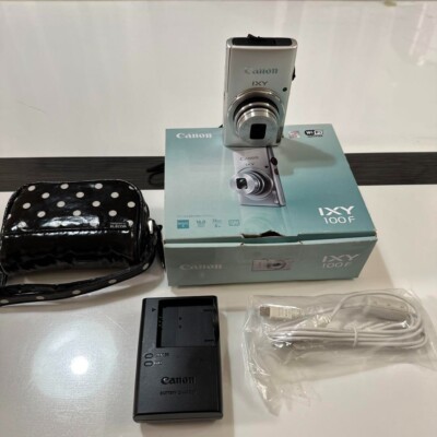 Canon IXY 100F Digital Camera 16.0MP Silver From Japan