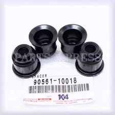 90561-10018 GENUINE OEM TOYOTA FUEL INJECTOR HOLDER SPACER 4CYL. ENGINE SET OF 4