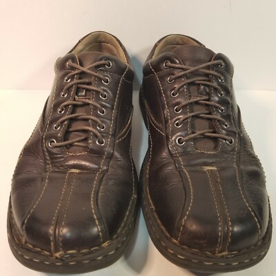 Clarks Nebulae 75051 Brown Leather Oxford Bicycle Split Toe Driving Shoe Men 11M Clarks Nebulae 75051 Brown Leather Oxford Bicycle Split Toe  main image 4