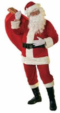 Rubie's Soft Velour Adult Santa Suit with Faux Fur Trim, X-Large - 23321