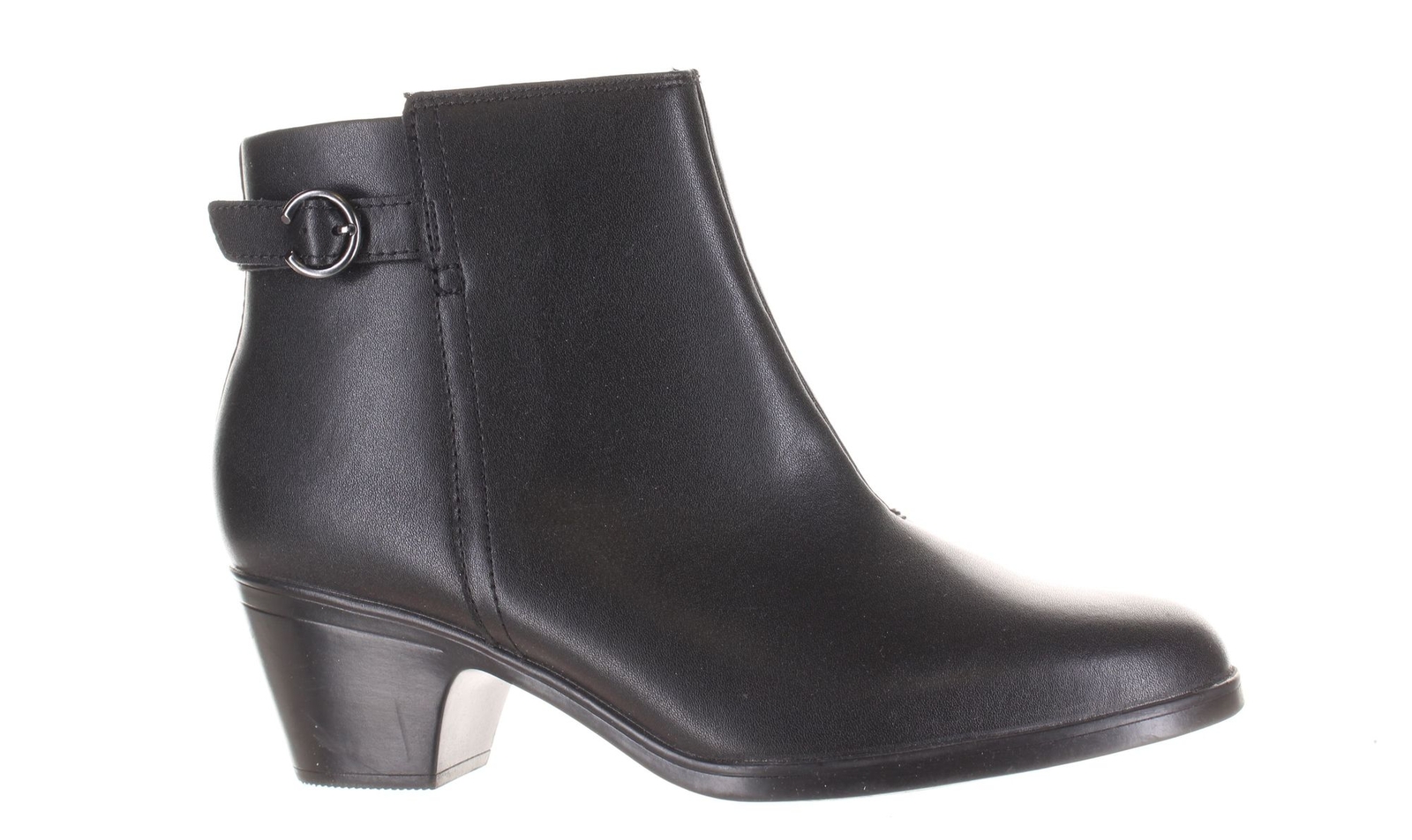 Clarks Womens Emilly2 Belle Black Ankle Boots Size 8 (7782322)