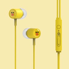 Line Friends X Royche Official SALLY IN-EAR EARPHONE, Free Shipping Tracking
