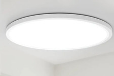 1PK White Ceiling Light LED Circle 24W Ultra Thin, Small, Dome, Modern UK SELLER