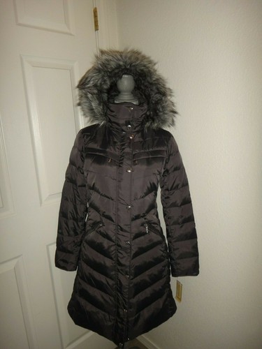 michael kors gunmetal coat