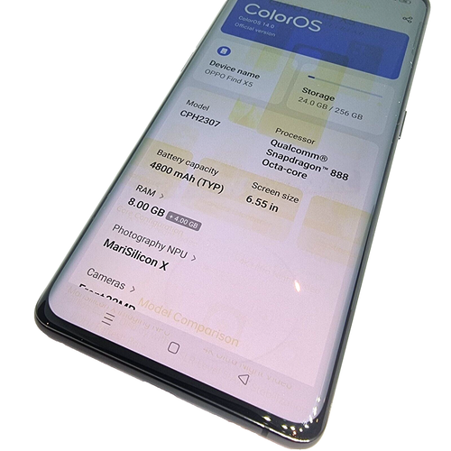 Handset Only ✔ Image Retention ❌ Oppo Find X5 5G 256GB+8GB • Dual Sim CPH2307 - Afbeelding 5 van 6