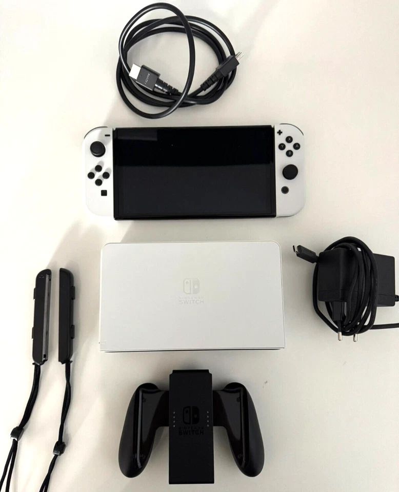 Nintendo Switch OLED Modell 🎮 | Weiß | Komplett | TOP Zustand! ✅ - Bild 2 von 4