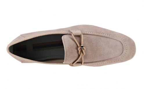 Light Pink Suede Slip Ons Loafers Shoes 