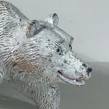 Terra By Battat for Maison Joseph Polar Bear Plastic PVC Figurine 5" Wide 3" Hi