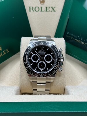 Rolex Daytona Pre Owned 2024 Steel Rim Bezel Ceramic Stainless