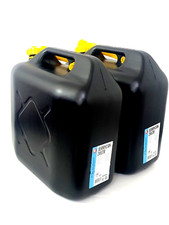 2 X 20L Petrol Diesel Container Storage Car Van UK Fuel Jerry Can Spout Nozzle