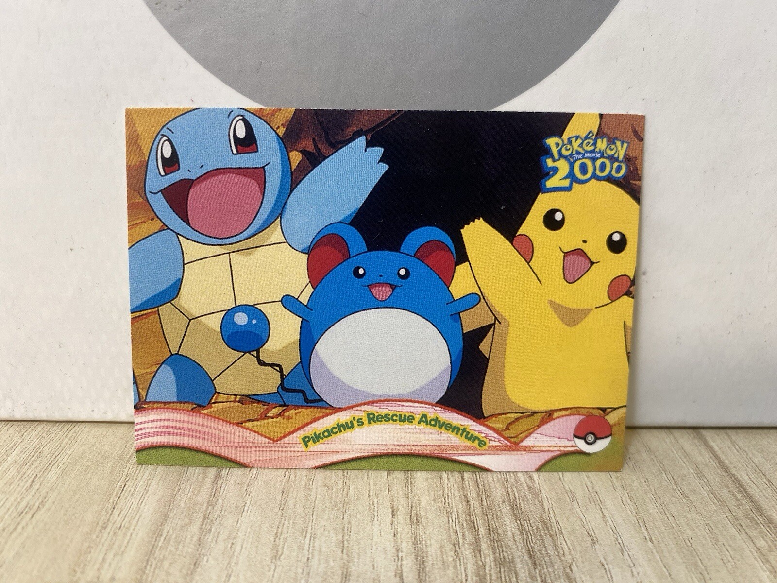Topps Pokémon #12 Pikachu's Rescue Adventure TV Animation Edition LP To NM