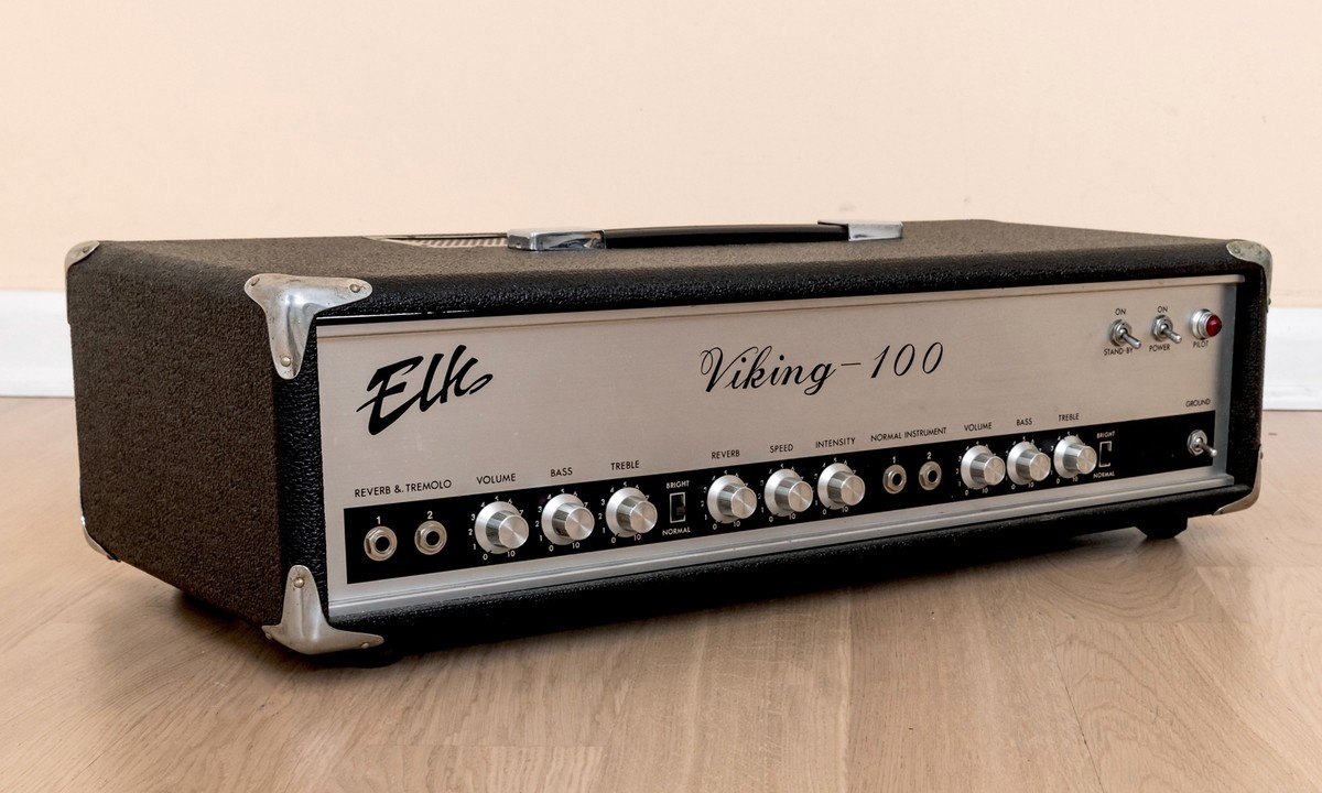 Elk Viking 100 Vintage Tube Guitar Amp Head w/ Reverb & Tremolo 