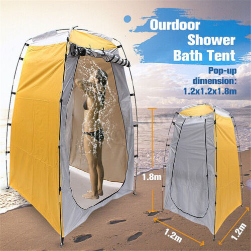 Pop-Up Privacy Tent Portable Outdoor Camping Shower Toilet Changing Room Hiking - Picture 4 of 16