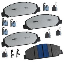 Disc Brake Pad Set-Fleet Metlok Semi-Metallic...