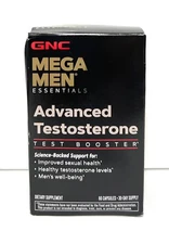 GNC Mega Men Advanced Testosterone Test Booster 60 Caps - EXP 08/2026