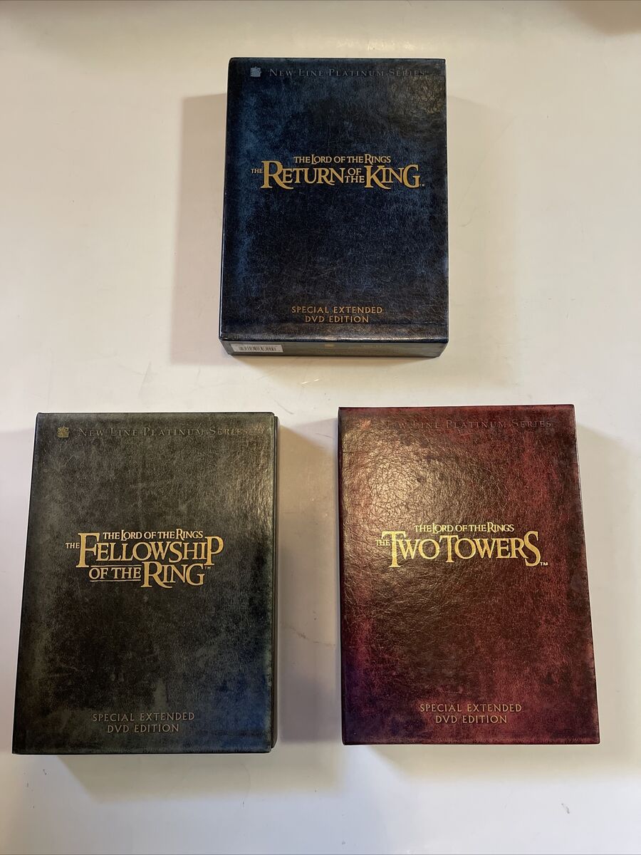  Lord of the Rings Complete Trilogy DVD Collection with