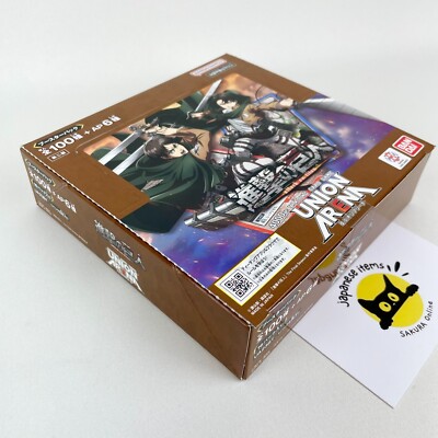 BANDAI UNION ARENA Attack on Titan Booster Box UA23BT Japanese TCG