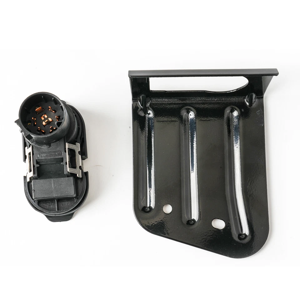 Trailer Tow Connector Plug w/ Bracket Support For Ford F-150 F-250 F-350 - Image 2 of 4