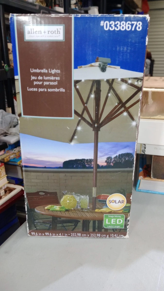 Allen+Roth Umbrella Lights #0338678 | eBay
