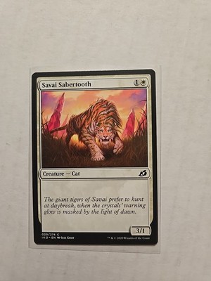 Savai Sabertooth - Ikoria - LP - Common - Creature - MTG 